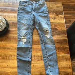 Express High-Waisted Skinny Jeans Size 0R